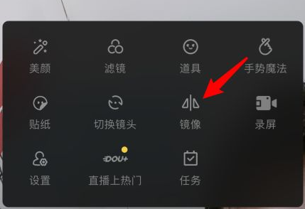 抖音直播伴侣怎么调整镜像?