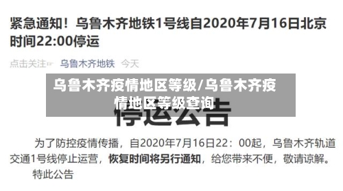 乌鲁木齐疫情地区等级/乌鲁木齐疫情地区等级查询-第2张图片