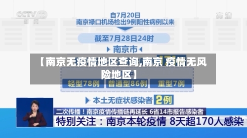 【南京无疫情地区查询,南京 疫情无风险地区】-第2张图片