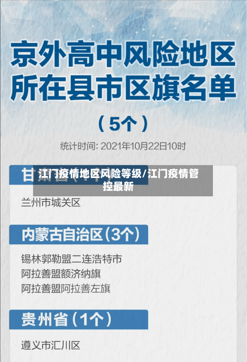 江门疫情地区风险等级/江门疫情管控最新-第2张图片