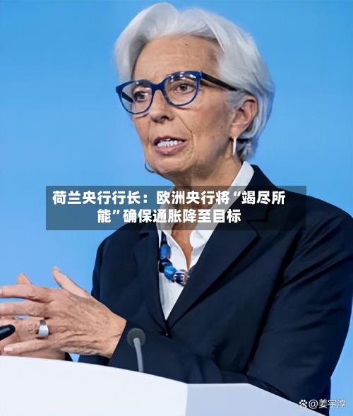 荷兰央行行长：欧洲央行将“竭尽所能”确保通胀降至目标